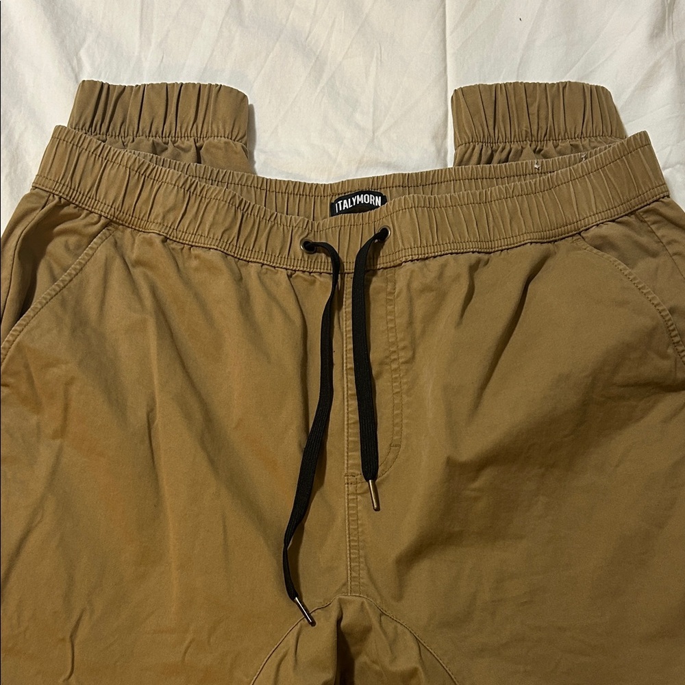 Men's Tan Joggers